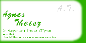 agnes theisz business card